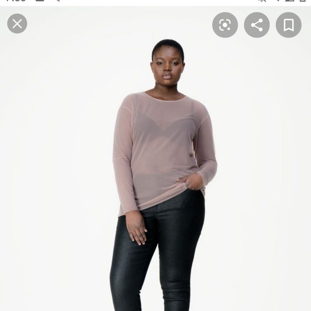 Universal Standard Thames fog top in Rose